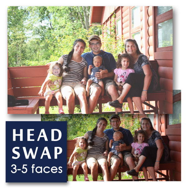 Change Heads or Faces for 3-5 people